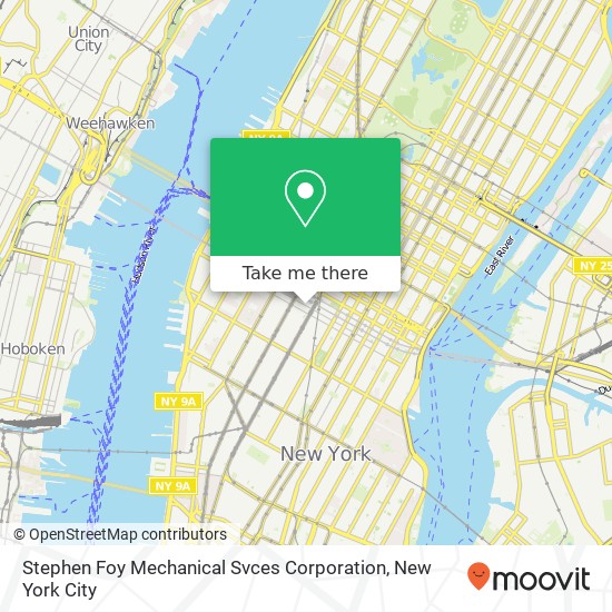 Mapa de Stephen Foy Mechanical Svces Corporation