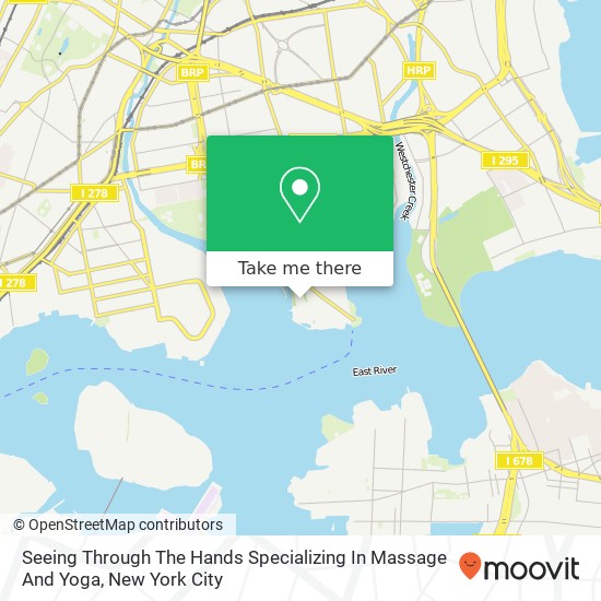 Mapa de Seeing Through The Hands Specializing In Massage And Yoga