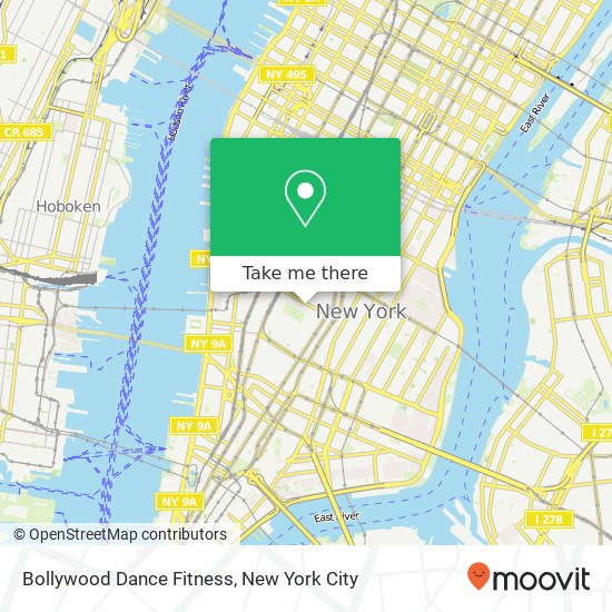 Bollywood Dance Fitness map