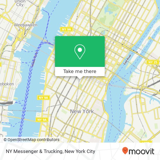 Mapa de NY Messenger & Trucking