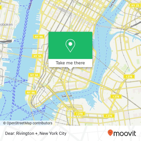 Mapa de Dear: Rivington +