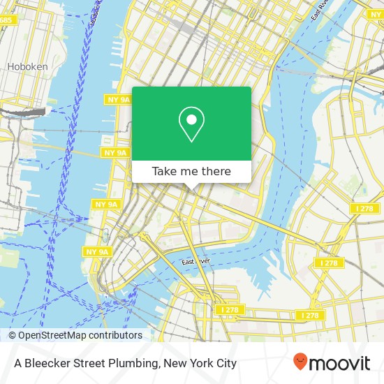 A Bleecker Street Plumbing map