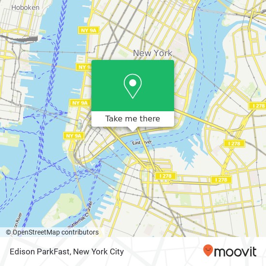 Mapa de Edison ParkFast