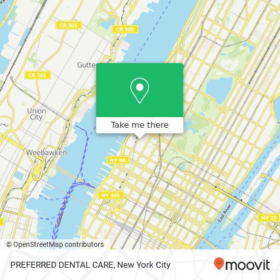 PREFERRED DENTAL CARE map