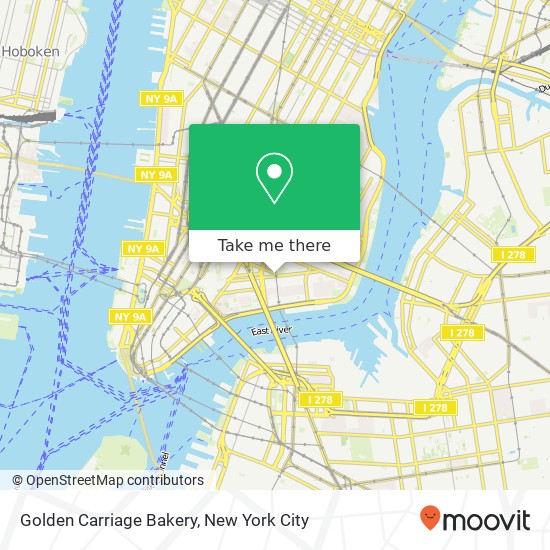 Mapa de Golden Carriage Bakery