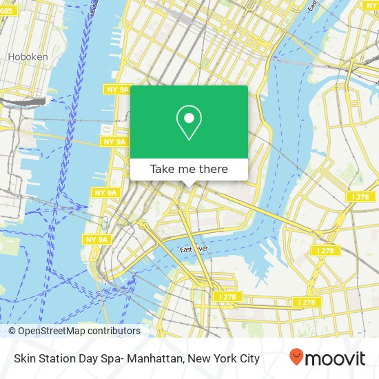 Skin Station Day Spa- Manhattan map