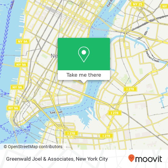 Greenwald Joel & Associates map