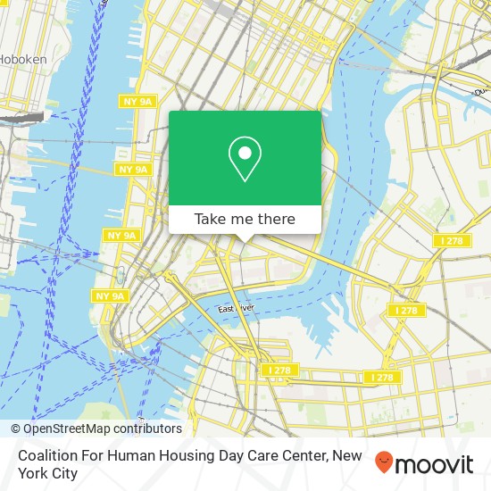 Coalition For Human Housing Day Care Center map