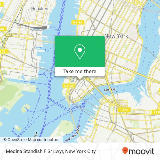 Medina Standish F Sr Lwyr map