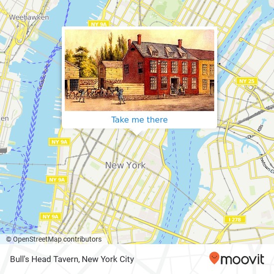 Mapa de Bull's Head Tavern