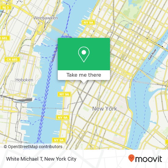 White Michael T map