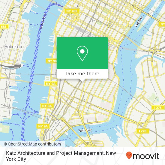 Katz Architecture and Project Management map