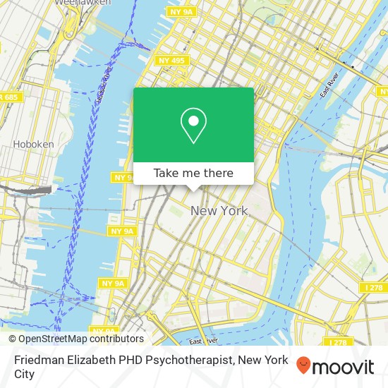 Mapa de Friedman Elizabeth PHD Psychotherapist