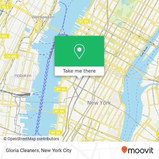Gloria Cleaners map