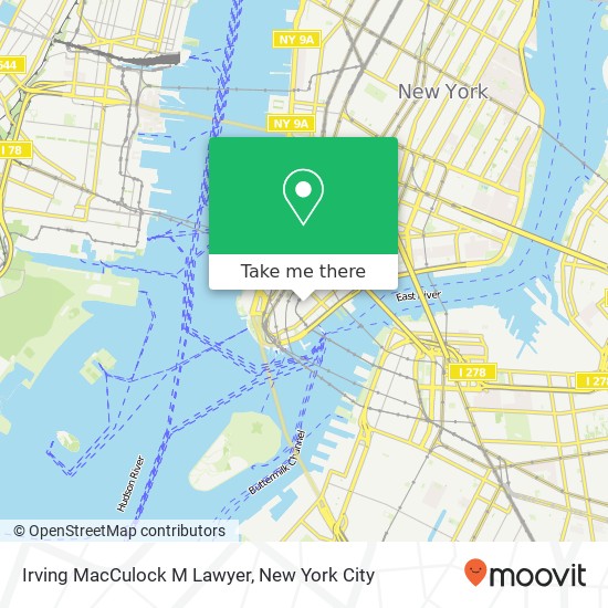 Mapa de Irving MacCulock M Lawyer