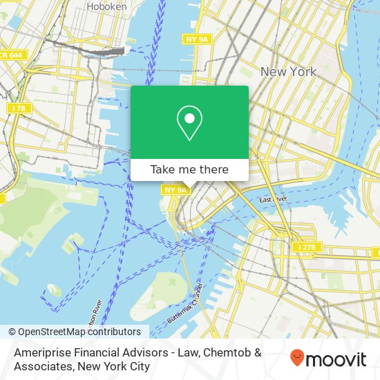 Ameriprise Financial Advisors - Law, Chemtob & Associates map