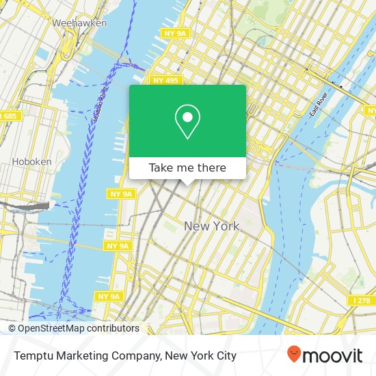 Temptu Marketing Company map