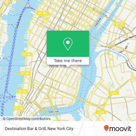 Mapa de Destination Bar & Grill