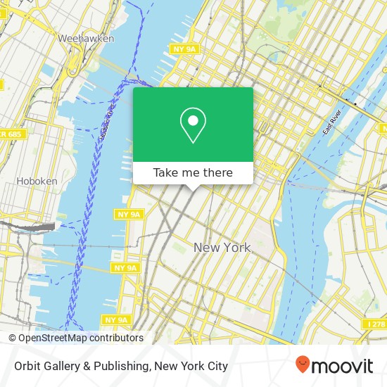 Mapa de Orbit Gallery & Publishing