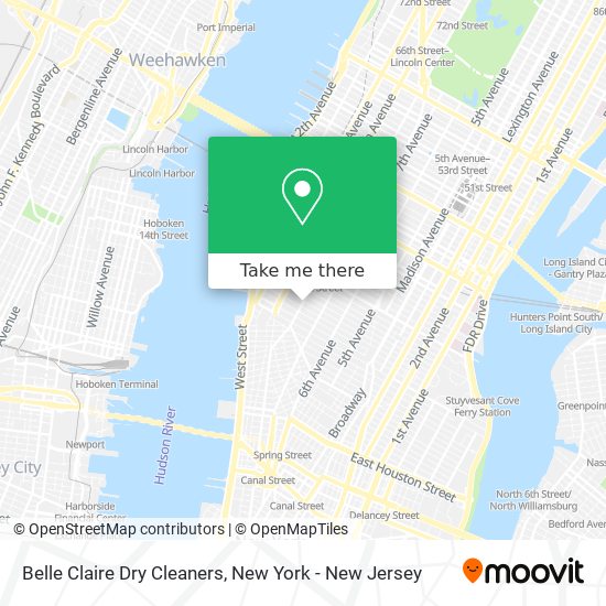 Belle Claire Dry Cleaners map