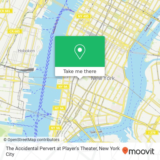 Mapa de The Accidental Pervert at Player's Theater
