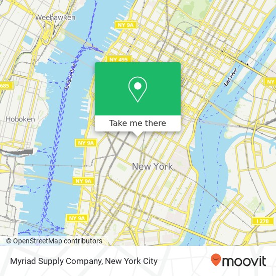 Myriad Supply Company map