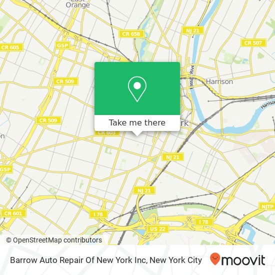 Barrow Auto Repair Of New York Inc map