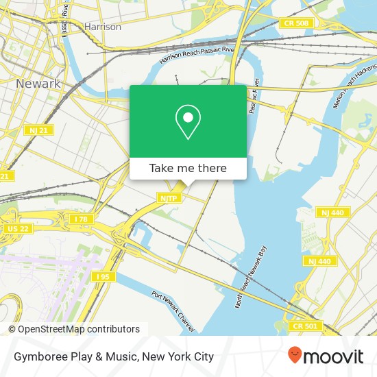 Gymboree Play & Music map