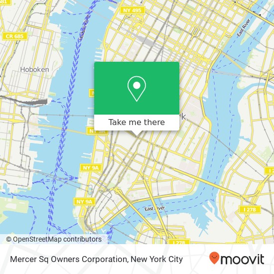 Mapa de Mercer Sq Owners Corporation