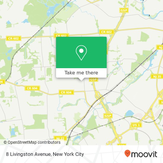 Mapa de 8 Livingston Avenue