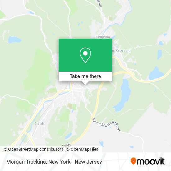 Mapa de Morgan Trucking