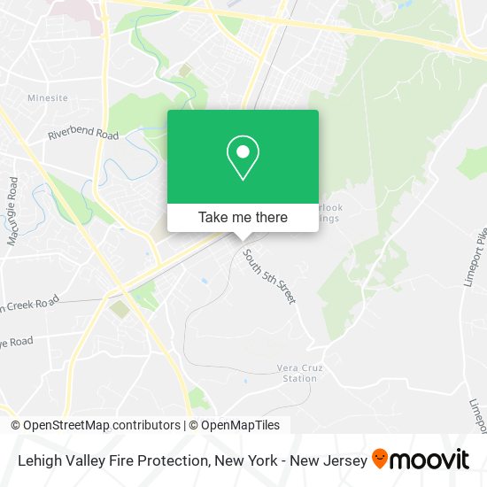 Mapa de Lehigh Valley Fire Protection