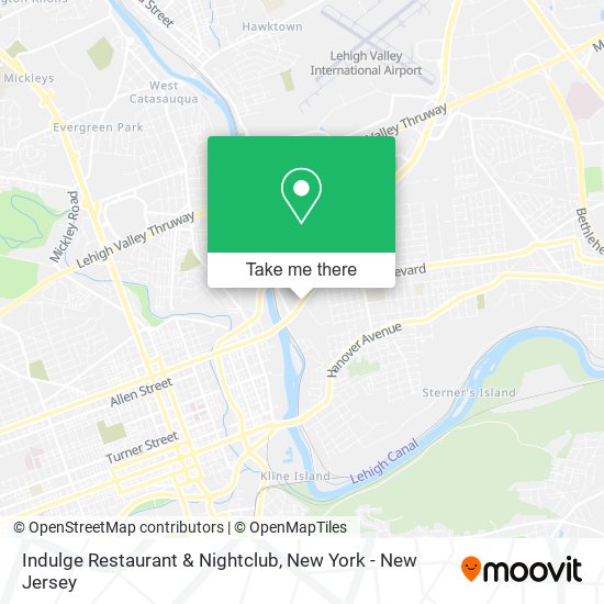 Mapa de Indulge Restaurant & Nightclub