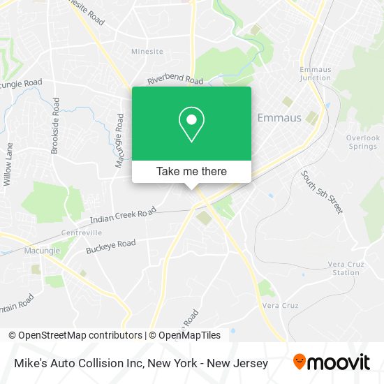 Mapa de Mike's Auto Collision Inc