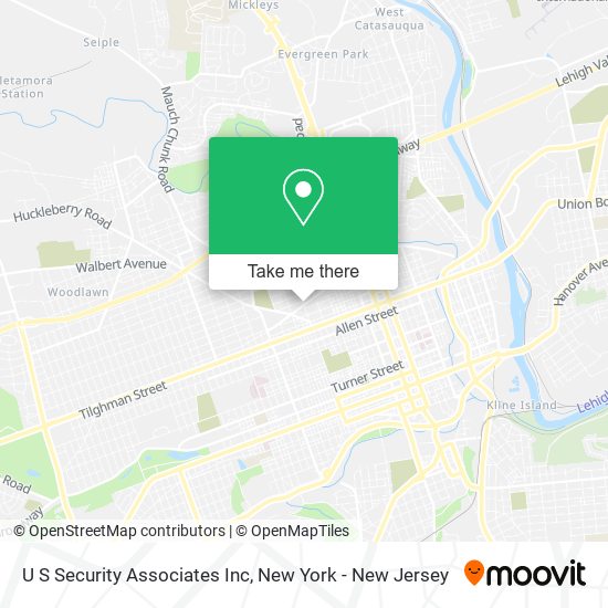 Mapa de U S Security Associates Inc