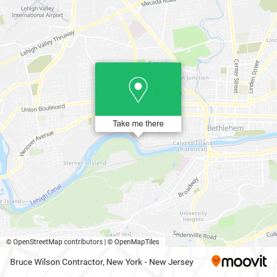 Bruce Wilson Contractor map