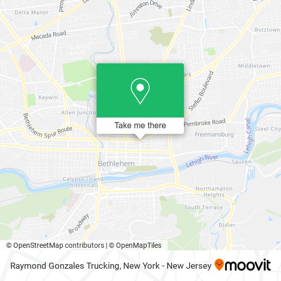 Mapa de Raymond Gonzales Trucking