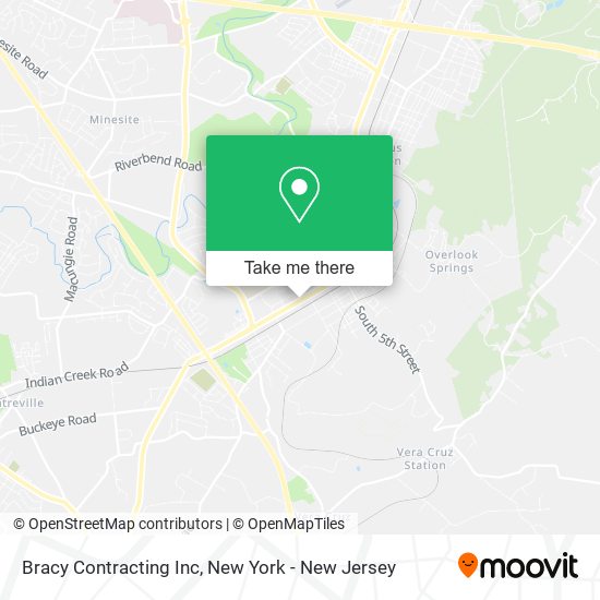 Bracy Contracting Inc map