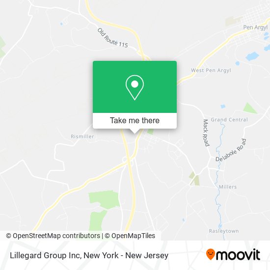 Lillegard Group Inc map