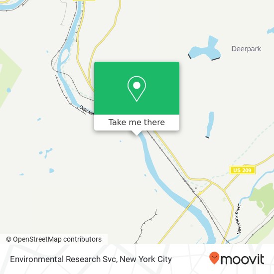 Mapa de Environmental Research Svc