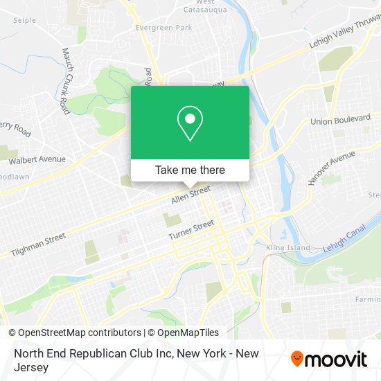 North End Republican Club Inc map