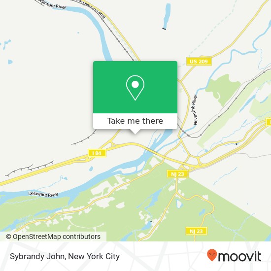 Mapa de Sybrandy John