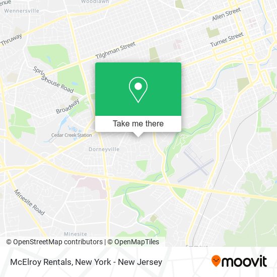 McElroy Rentals map