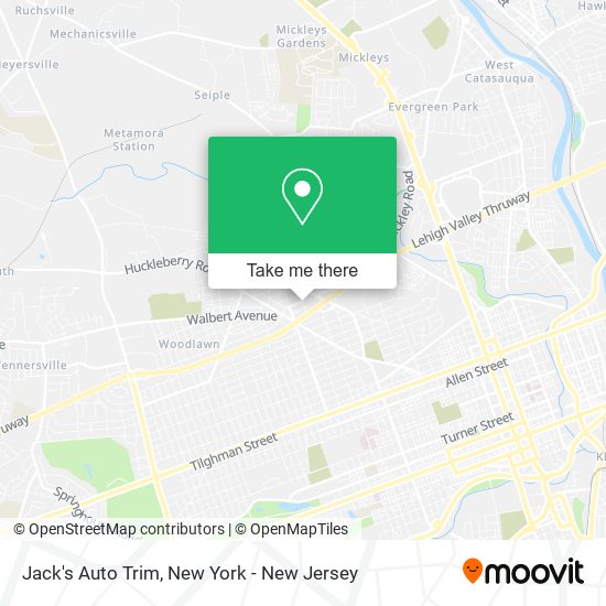 Mapa de Jack's Auto Trim