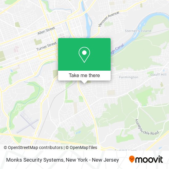 Monks Security Systems map