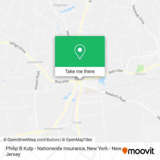 Philip B Kulp - Nationwide Insurance map