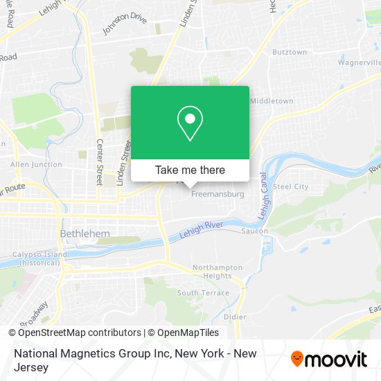 Mapa de National Magnetics Group Inc