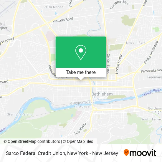 Sarco Federal Credit Union map