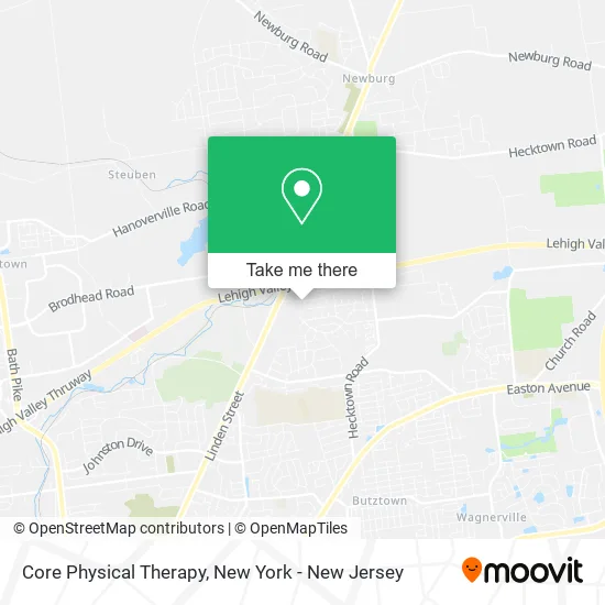Core Physical Therapy map
