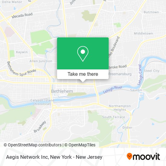 Mapa de Aegis Network Inc